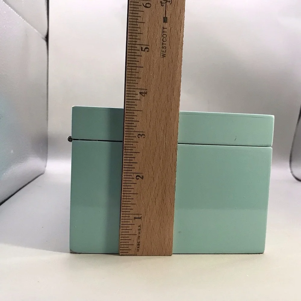 Max Studio Aquamarine Colored Jewelry Box 9